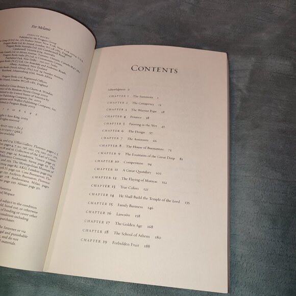 Book Michelangelo and the Pope's Ceiling Ross King New York Times Bestseller - Picture 14 of 16